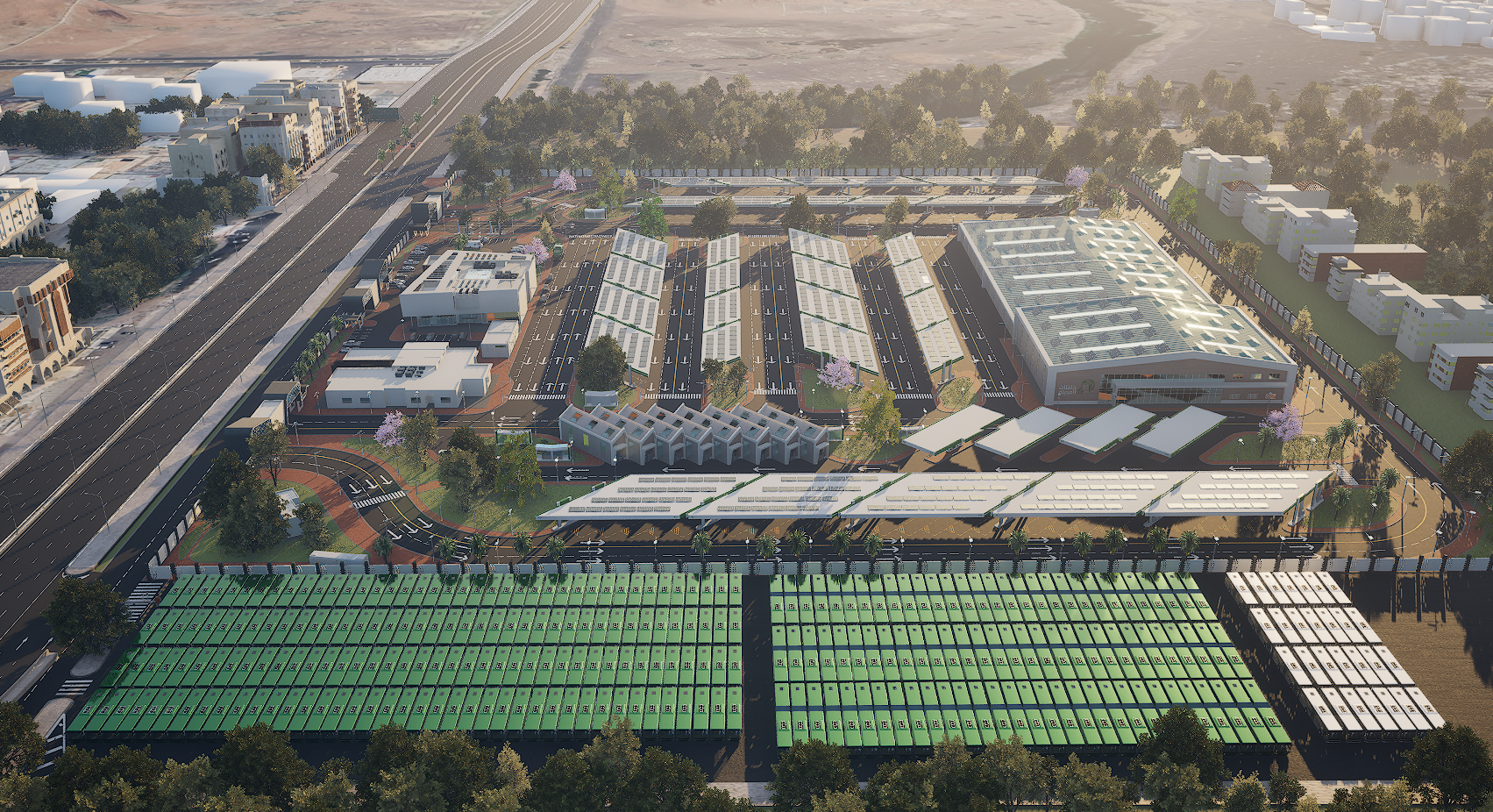 Facility aerial